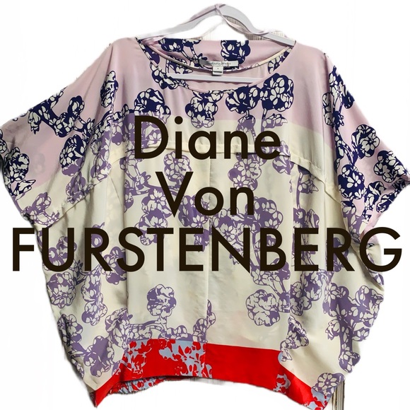Diane Von Furstenberg Tops - Diane Von FURSTENBERG Landy Silk Blouse